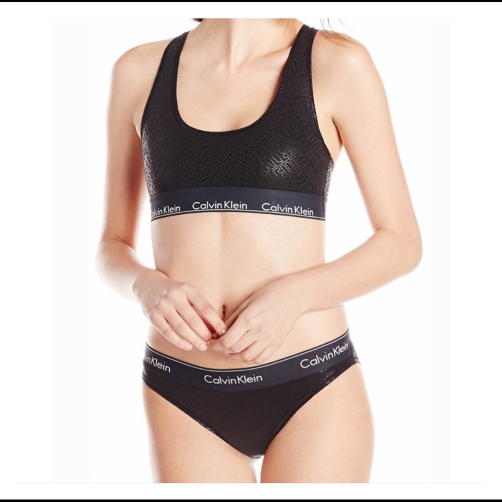 NWB Calvin Klein Bralette and Bikini Set